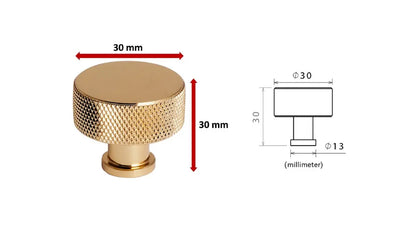 Möbelknopf Gold-2000