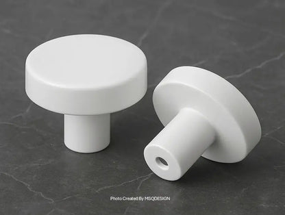 Furniture knob white-8600