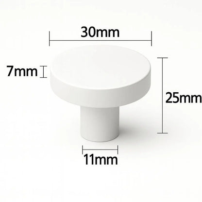 Furniture knob white-8600