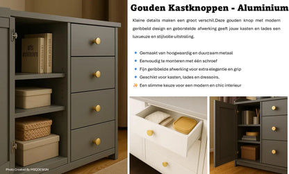 Furniture knob Gold-8600