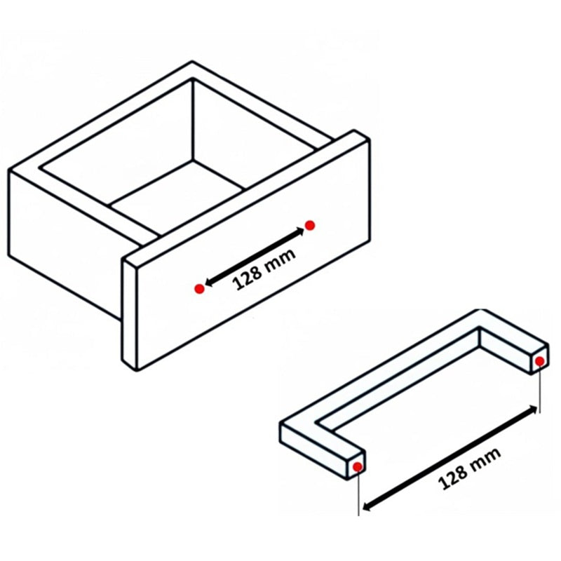 2900-zilver/zwart-128 mm