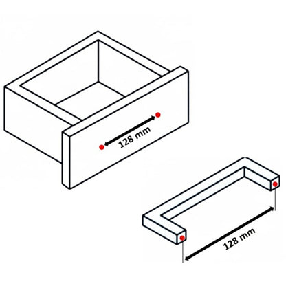 2900-zilver/zwart-128 mm